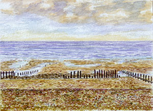 Painting of Winchelsea Beach